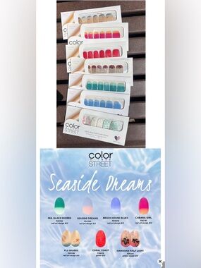 Retired HTF Beach Color Street Bundle
Fiji Cabana Seascape Sea Hawaiian Coast
